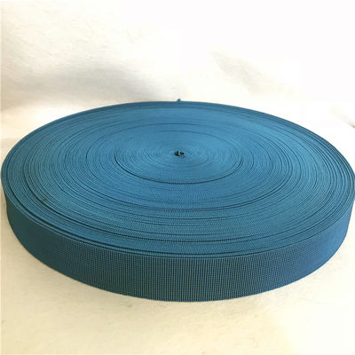 China Largura azul Eco do Webbing 40mm da cadeira de gramado da cor - tenacidade alta amigável fornecedor
