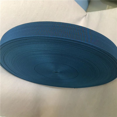 China O Webbing elástico de borracha malaio de grande resistência une o azul da cor para a mobília exterior fornecedor