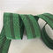 Webbing elástico verde da largura 50mm com 4 linhas pretas webbing do PE fornecedor