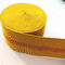 Webbing Elasticated de estofamento da cor amarela de 70mm para o alongamento da cadeira 20%-30% do sofá fornecedor