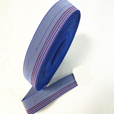 China Webbing elástico do sofá de estofamento de 50mm/correias elásticas azuis da mobília fornecedor
