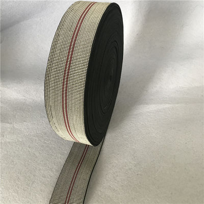 largura 100% elástica da correia 45mm do webbing do poliéster para a parte traseira do sofá fornecedor