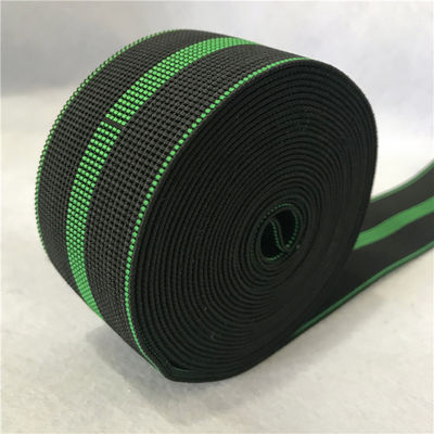 uso preto reflexivo da cor da largura 50mm do webbing do poliéster para o assento do sofá fornecedor