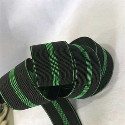 uso preto reflexivo da cor da largura 50mm do webbing do poliéster para o assento do sofá fornecedor