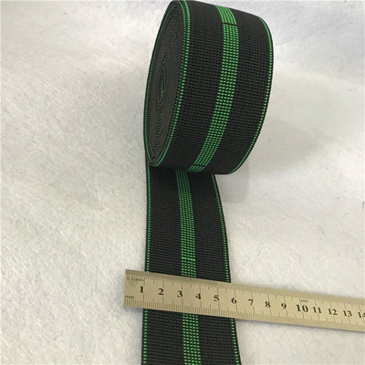 uso preto reflexivo da cor da largura 50mm do webbing do poliéster para o assento do sofá fornecedor