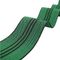 cor verde do Webbing elástico do sofá dos PP da largura de 50mm com 3 linhas pretas fornecedor