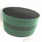 Webbing de borracha elástico coberto polegada de estofamento de 3 linhas para o sofá da função na cor verde 460B# fornecedor